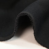 Molleton de coton noir