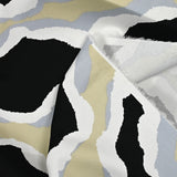 Pasaje negro de algodón Satin Elastane