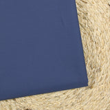 Twill de coton déperlant bleu barbeau