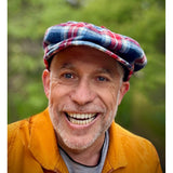 Man sewing pattern: head caps