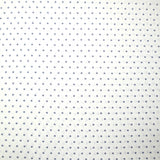 Popeline de coton imprimée mille fleurs bleu fond blanc cassé
