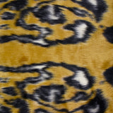 Faux fur Camilla Hai-Long anthracite yellow background