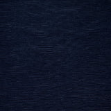 Polyester plissé froissé bleu marine