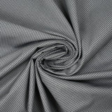 Popeline polycoton jacquard fantaisie gris