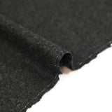 Tejido de traje gris oscuro jaspeado mezcla lana