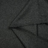 Tejido de traje gris oscuro jaspeado mezcla lana