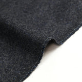 Drap de laine chiné gris anthracite et bleu