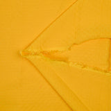 Yellow satin jacquard viscose veil