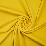 Crêpe polyester jaune soleil