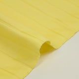 Jersey de coton rayure ton sur ton jaune mimosa