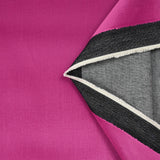 Jean's coton velours rose fushia