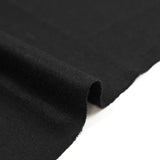 Jersey de laine uni noir