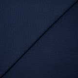 Polo de punto de algodón con reverso de punto azul noche