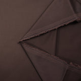Satin de coton élasthanne chocolat