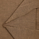 Jersey de viscose double face chiné marron clair