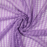 Dentelle graphique mauve