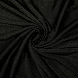 Maille de polyester brillante noire