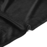 Double black velvet jersey