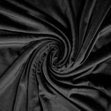 Double black velvet jersey