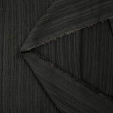 Polyviscose texturée effet smock noir