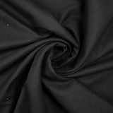 Lin viscose uni noir
