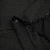 Crepe de viscosa negro brillante