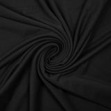 Maille polo coton fin noir corbeau