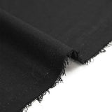 Lin viscose uni noir