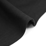 Polo de punto fino de algodón negro