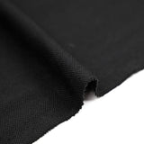 Maille polo polyester fluide noire