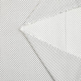 Viscose imprimée pois fond blanc