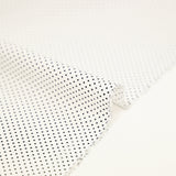 Viscose imprimée pois fond blanc