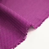 Viscose imprimée pois fond violet