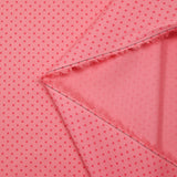 Coton imprimé pois 2mm fond rose incarnat
