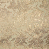 Brocart lamé rose rococo fond blush