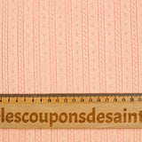 100% de jersey de algodón de salmón