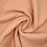 Double heavy salmon polyester crepe