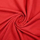 Popeline de polycoton rouge coquelicot