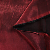 Polyester effet lamé Alma rouge