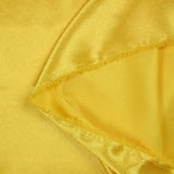Crêpe satin polyester jaune