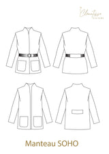 Patron de couture Manteau SOHO