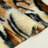 Faux fur tiger blond background