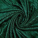 Polyester rayé et satiné effet froissé vert sapin