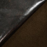 Bombardier simili cuir marron envers mouton marron