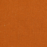 Bord-côte lurex doré tubulaire orange brûlé vendu au mètre