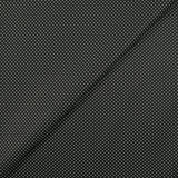 Coton imprimé pois 1mm fond noir