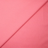 Coton imprimé pois 2mm fond rose incarnat