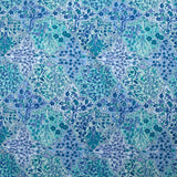 Coton liberty ® Aspley Tile bleu au mètre