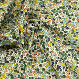 Cotton Liberty ® Metal a rayas Wiltshire verde por metro