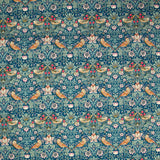 Coton liberty ® Strawberry Thief bleu au mètre